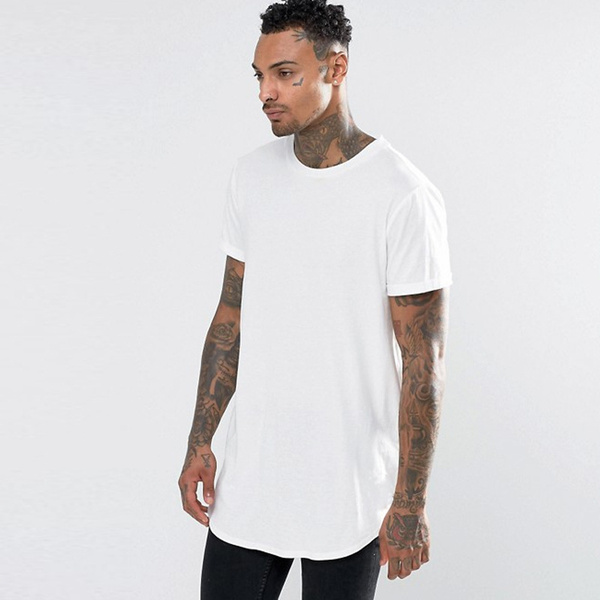 Tee shirt cheap long fit homme