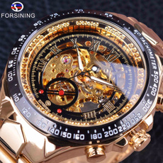 Skeleton, Jewelery & Watches, Stainless Steel Watches, relojes