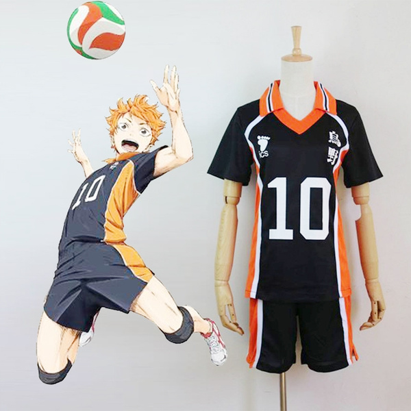 New Cosplay Japanese Sport Anime Haikyuu Karasuno High School Volleyball  Uniform Jersey Shorts For  (the item is Aian size,its smaller than USA  size) | Wish