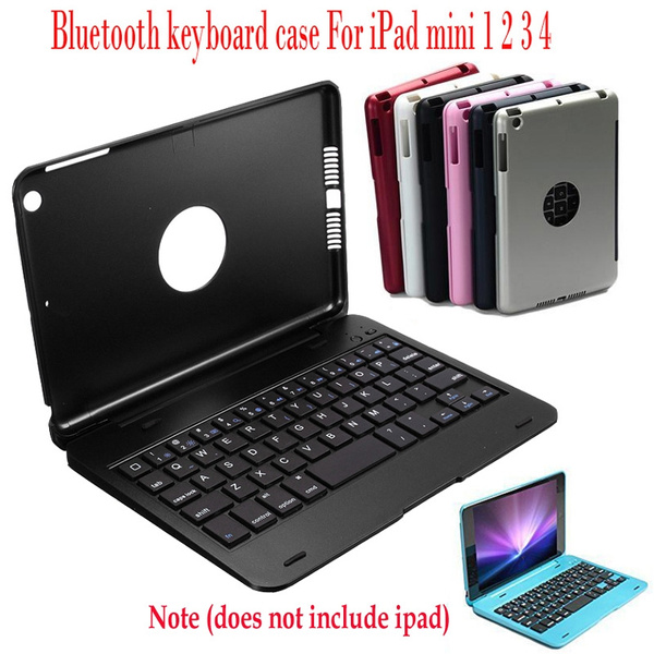 iPad Mini Keyboard Case Rose Gold BoriYuan Bluetooth Wireless Keyboard Folio Flip Smart Cover for Apple iPad Mini 3/ Mini 2/ Mini 1 with Folding Stand and Auto Sleep/Wake Function 
