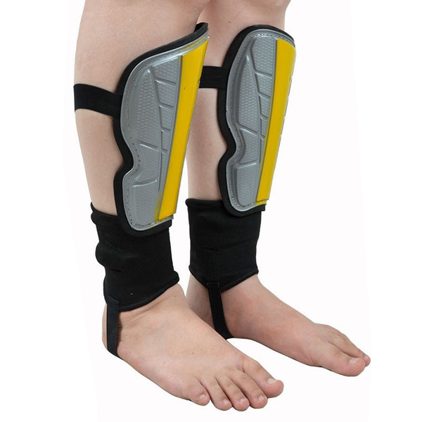 Qiterr Soccer Breathable Leg Shin Protective Guards Pad 