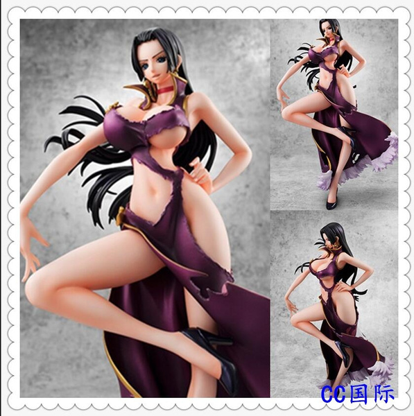 New Anime One Piece Boa Hancock Battle Damages Figurine Portrait