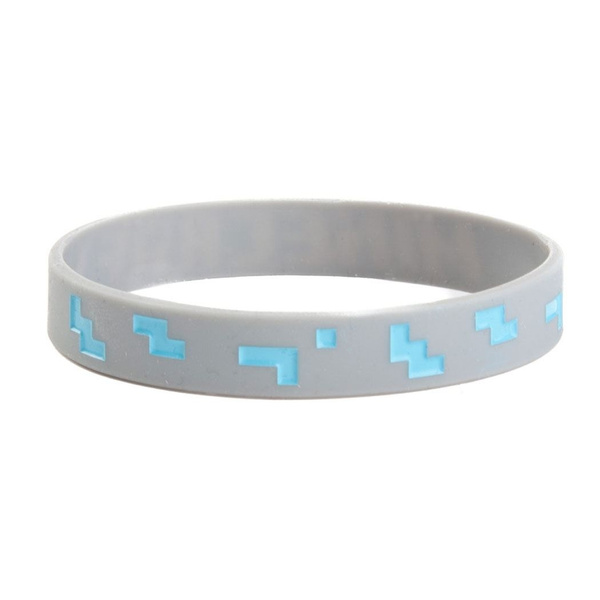 3 X Minecraft Wristband Mine Craft Bracelet Official Diamond L Xl Wish
