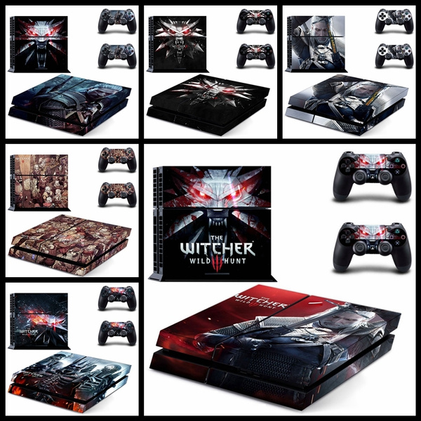 Witcher 3 Wild Hunt Cover Protect Skin Sticker For Ps4 Playstation 4 Console Ps4 Controller Game Decals Wish