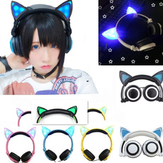 Headset, kittyear, led, ledheadset