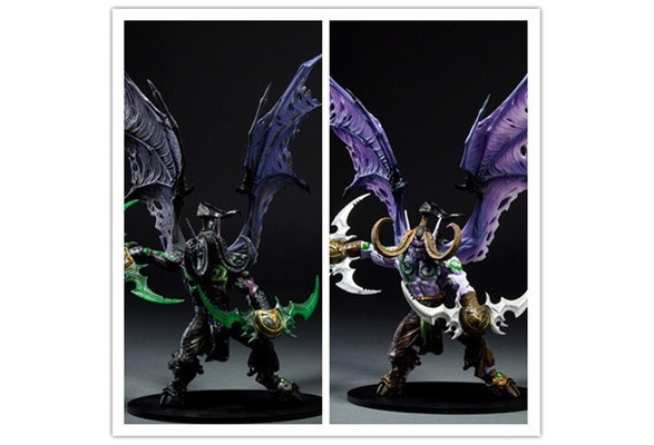 Demon Hunter Action Figure Dc Unlimited Dc Unlimited World Of Warcraft Series 5 Demon Illidan Stormrage Wow Pvc Figure Toy Great Quality Wish