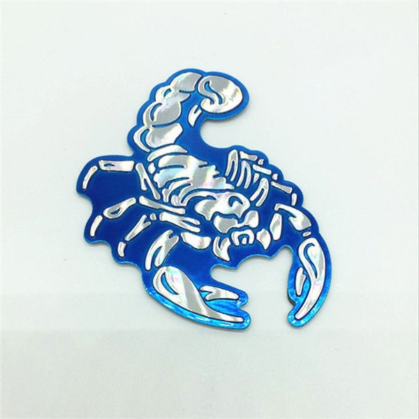 3D personality Scorpions auto logo car sticker metal badge emblem tail ...