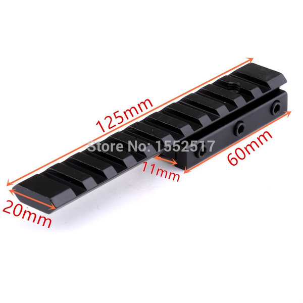 Extended Long Pour Base 20mm Picatinny/w Rail Hunting Scope Mount Hot