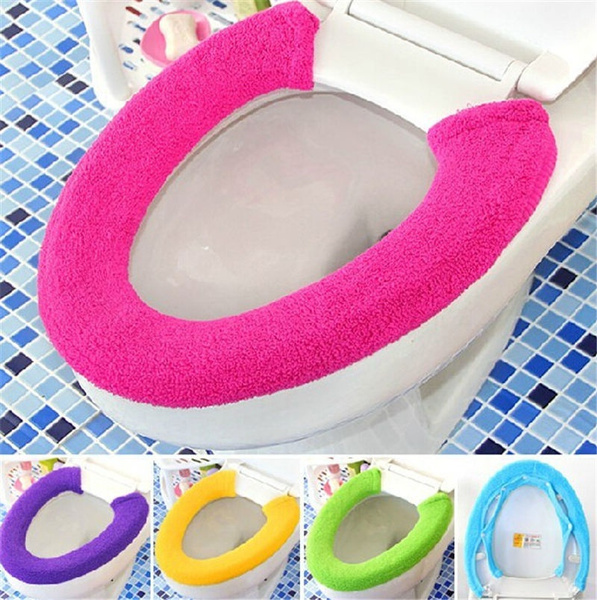 Fuzzy Toilet Seat Cover - Velcromag