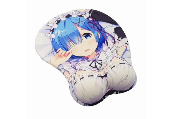  Re: Zero Rem H 3D Anime Mouse Pads with Wrist Rest Gaming  Mousepads 2Way Skin (MP-Rem H-Z) : Office Products