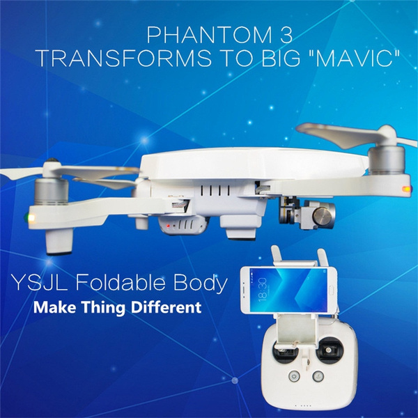 Nacome Phantom 3 Foldable Body Case for Changing Phantom 3 to Another Drone Like DJI Mavic Function Keep Same Use The Same transmitte