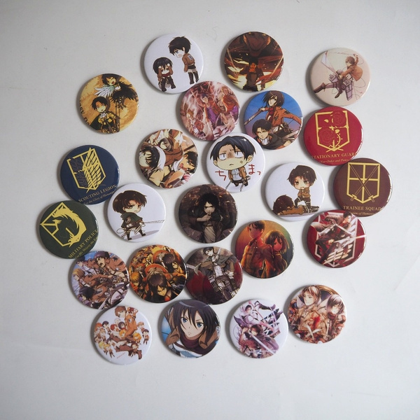 10pcs Anime Run with the Wind Badges Itabag Button Pin Cosplay Brooch#4