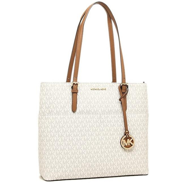 michael kors vanilla tote bolsa