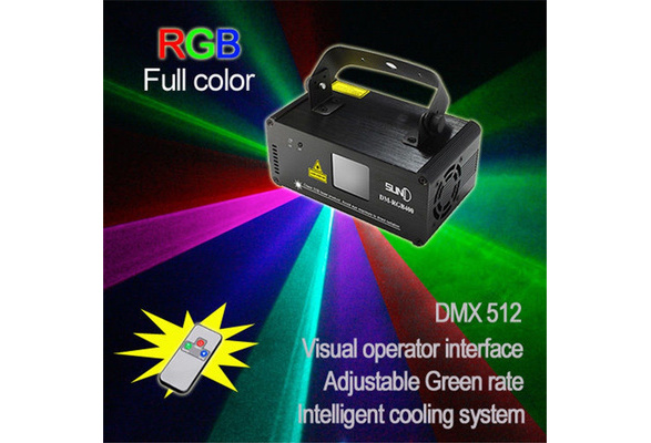DM-RGB SUNY DMX 400mW Laser Effekt Beam Licht LED DJ Disco Projektor Party Licht 