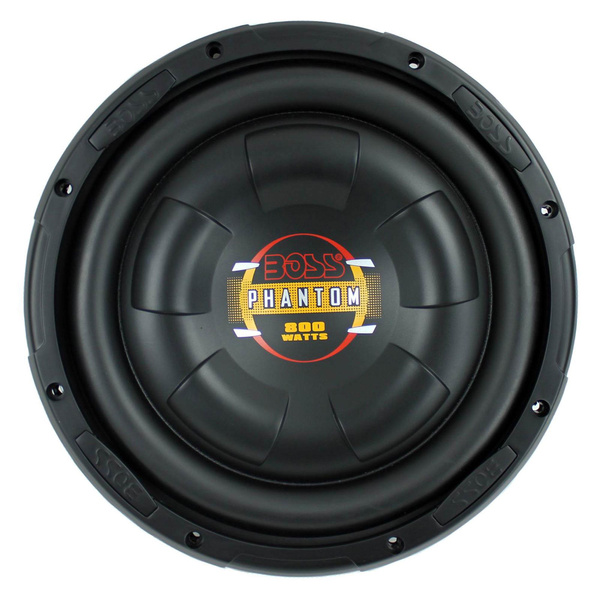 Boss 10 Inch 800W Shallow Slim Car Audio Subwoofer Power Sub Woofer ...