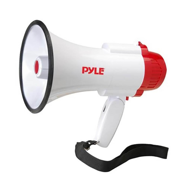 handheldmegaphone, bullhornwithsiren, megaphonewithvoicerecorder, pyle