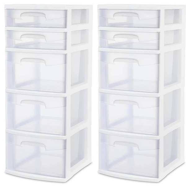 drawer, storagedrawer, clearstoragedrawer, white