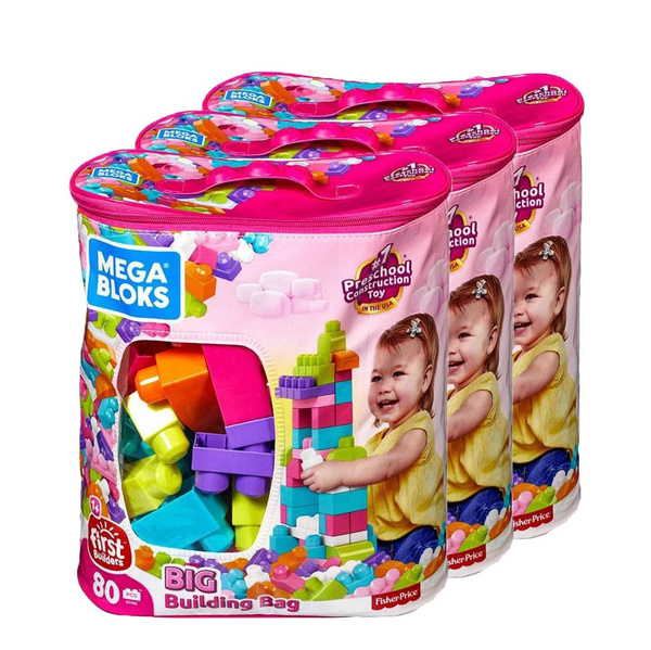 Mega Bloks® First Builders Big Building Blocks Bag, 80 pc