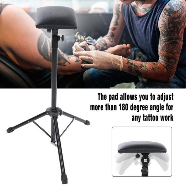 Pro Hot Tattoo Arm Leg Rest Tattoo Studio Armrest Pad Tattoo Tripod Stand Adjustable Wish