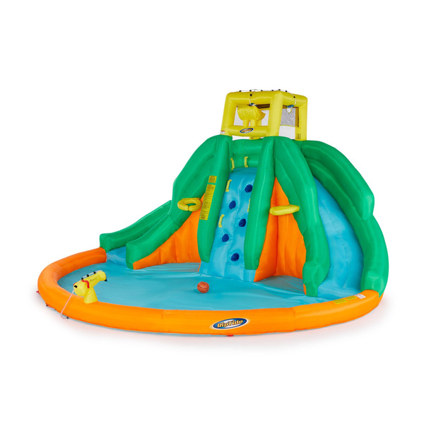 twin peaks kids inflatable splash pool backyard water slide park