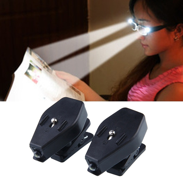 led eyeglass clip