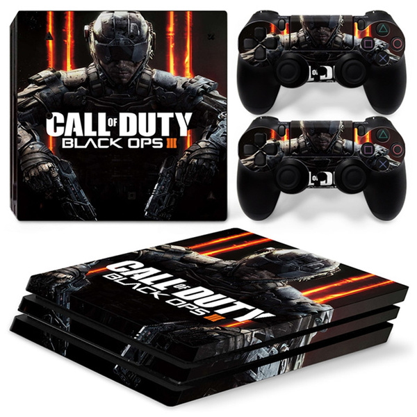 PS4 Pro Console Skins Sticker Decal PlayStation 4 Pro Console Skin Controller Skins Stickers Call of Duty 15 | Wish