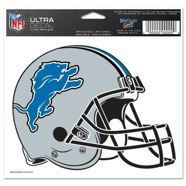 Detroit Lions Decal 5x6 Multi Use Color