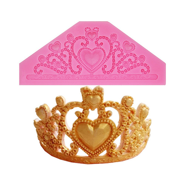 Marvelous Molds Mini Silicone Tiara Crown Mold | Decorate Cupcakes with  Fondant and Gum Paste Icing