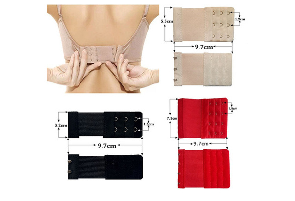5Pcs Women Elastic Bra Extenders Strap Extension 2/3/4 Hooks High Quality  Nylon Male Bra Strap Adjuster Intimates Accessories