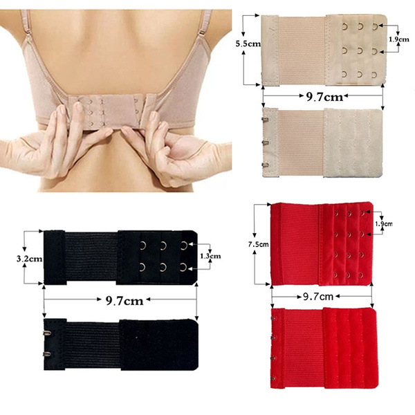 5Pcs Women Elastic Bra Extenders Strap Extension 2/3/4 Hooks High Quality  Nylon Male Bra Strap Adjuster Intimates Accessories