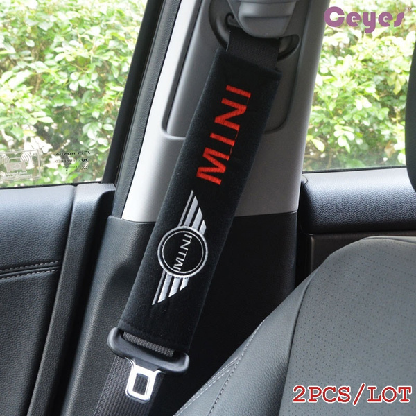 PU Leather Seat Belt Cushion Cover Shoulder Pads for MINI COOPER