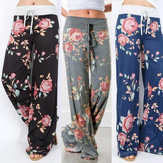 women's floral print pants