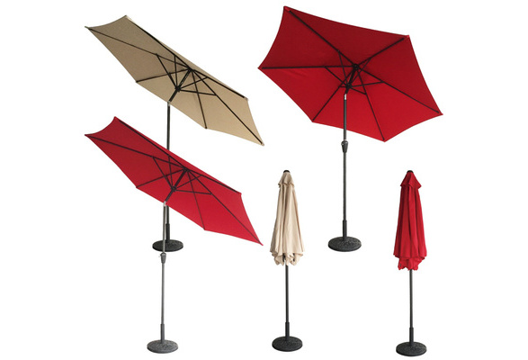 9 Ft Patio Umbrella Offset Hanging Umbrella Outdoor Market Umbrella Garden Umbrella Wish