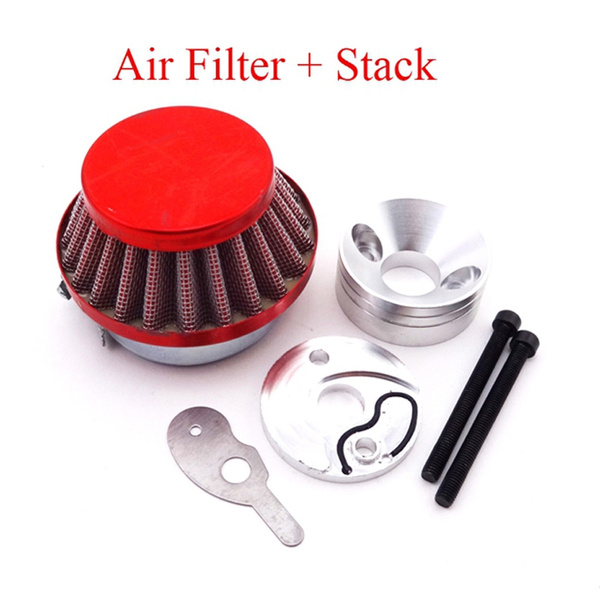 Gas Scooter Adapter Velocity Stack Air Filter 44mm For Xcooter Cobra Motovox 