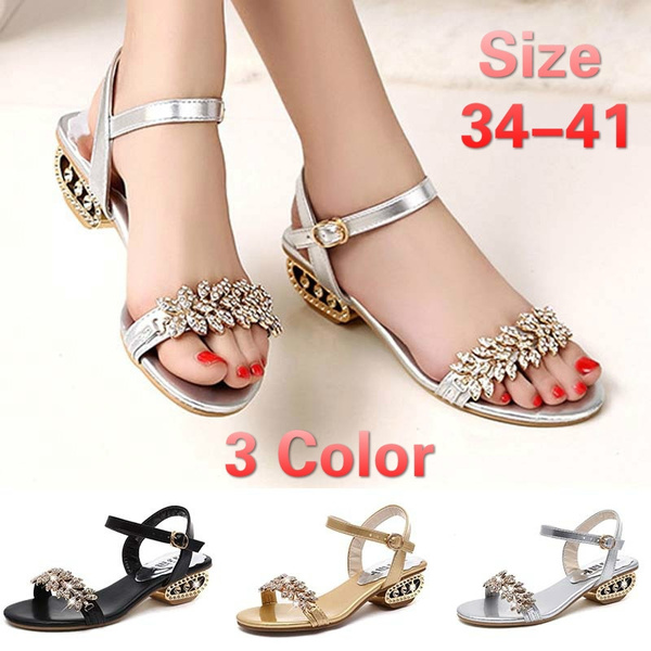 2017 Tenis Feminino Sandalias Mujer Plus Big Size 34-46 Shoes Women Sandals  Sapato Feminino Summer Style Chaussure Femme 9-5 - AliExpress