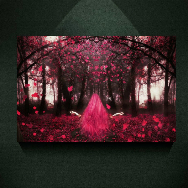 Magic in the woods PRINTS pink
