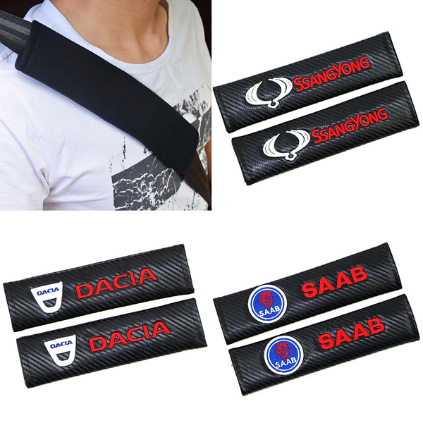 vauxhall logo seat belt shoulder pads 