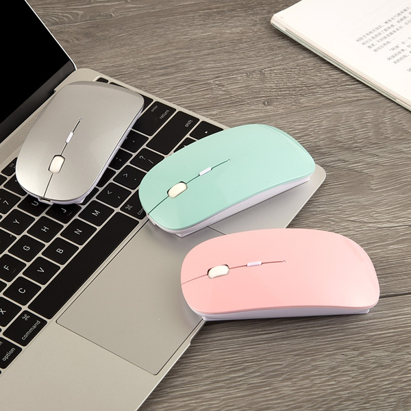 Girl Cute Ultra-Thin Laptop Computer Desktop Notebook Mouse Black White Chenjinxiang01 Mouse Wireless Mouse 