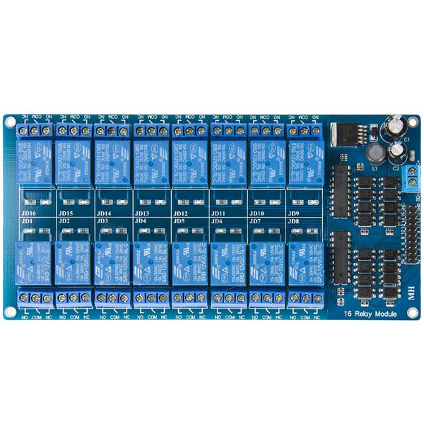 12V 16 Channel Relay Module For Arduino ARM PIC AVR DSP Optocoupler ...