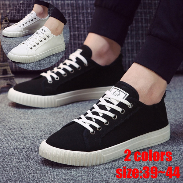 2017 New men's casual sports shoes fashion canvas casual board shoes 