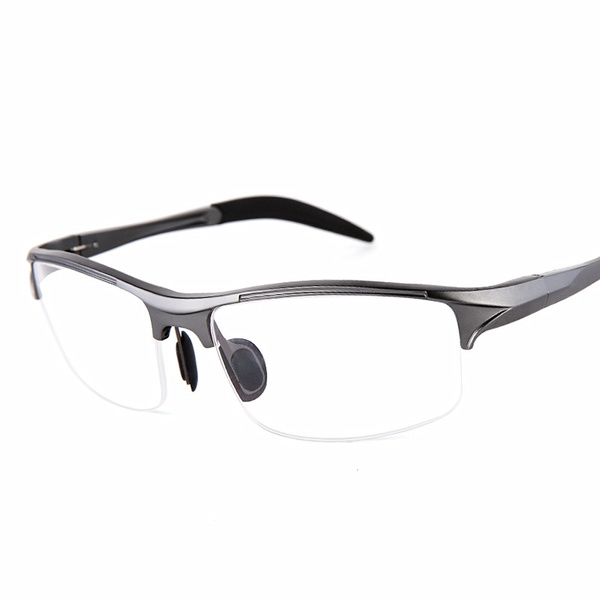 High Quality Aluminum Magnesium Frame Glasses Men Clear Eye