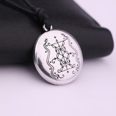 Antique, rounddesign, talismannecklace, wiccan
