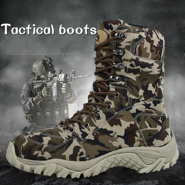 canvas walking boots