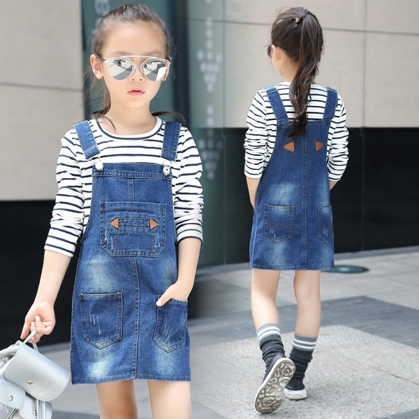 Suspender dress hot sale for girl