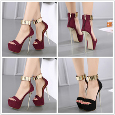 Sandals, Womens Shoes, for, Ankle Strap