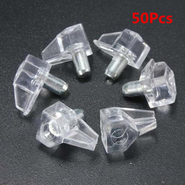 5mm Shelf Support Peg,50pcs Support Cabinet Shelf Pins,Clear