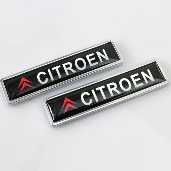 3D Citroen logo Metal Car Sticker Side Fender Rear Trunk Badge Emblem