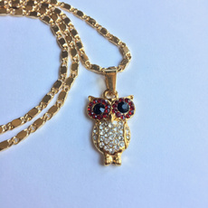 Owl, owlgoldnecklace, Jewelry, gold