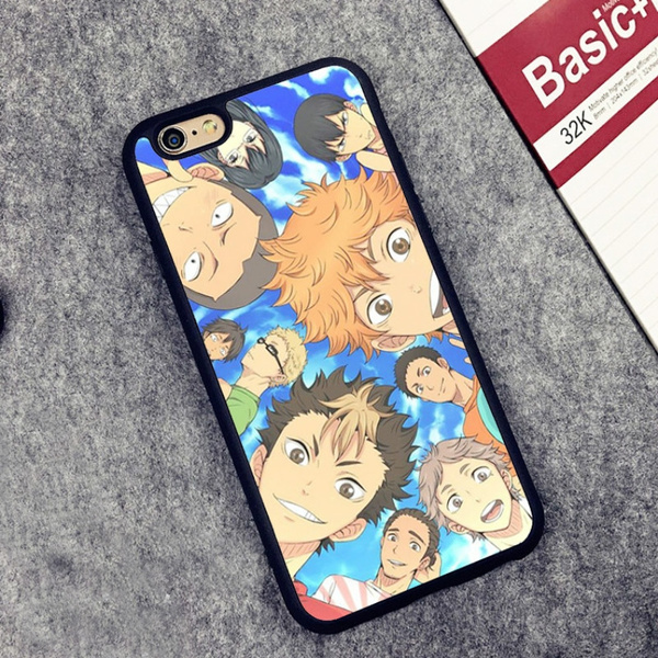 Cartoon Haikyuu Karasuno Team Mobile Phone Cases For IPhone 6 6S Plus 7 7 Plus 5 5S 5C SE 4 4S