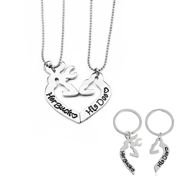 Buck Pendant Necklace Key Chain 